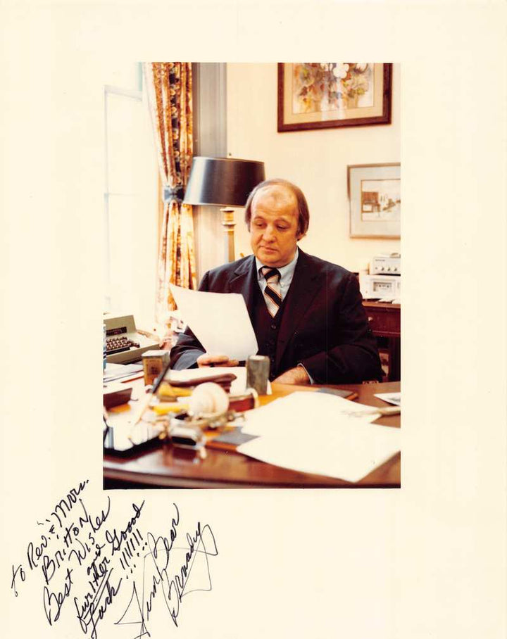 James Brady White House Press Secretary Autograph SIgned Photo
