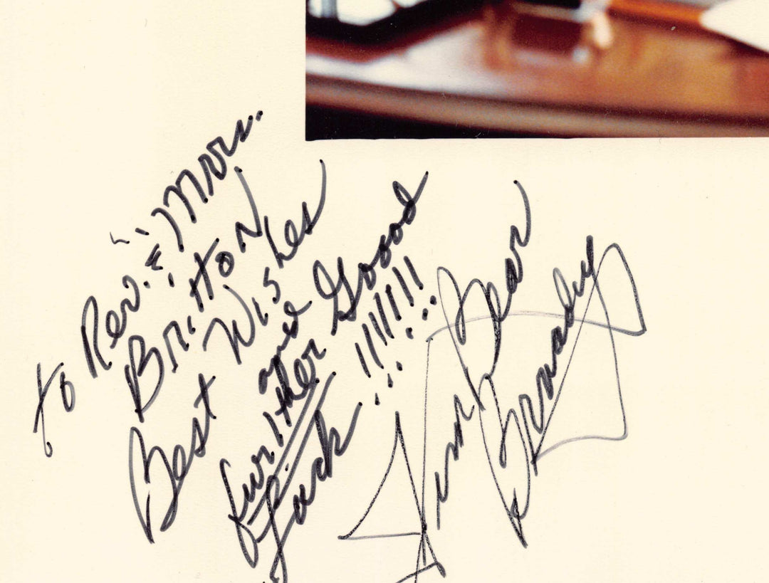 James Brady White House Press Secretary Autograph SIgned Photo