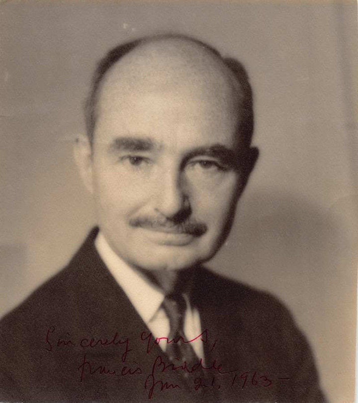 Francis Biddle Attorney General Nuremberg Trials Vintage Autograph Signed Photo