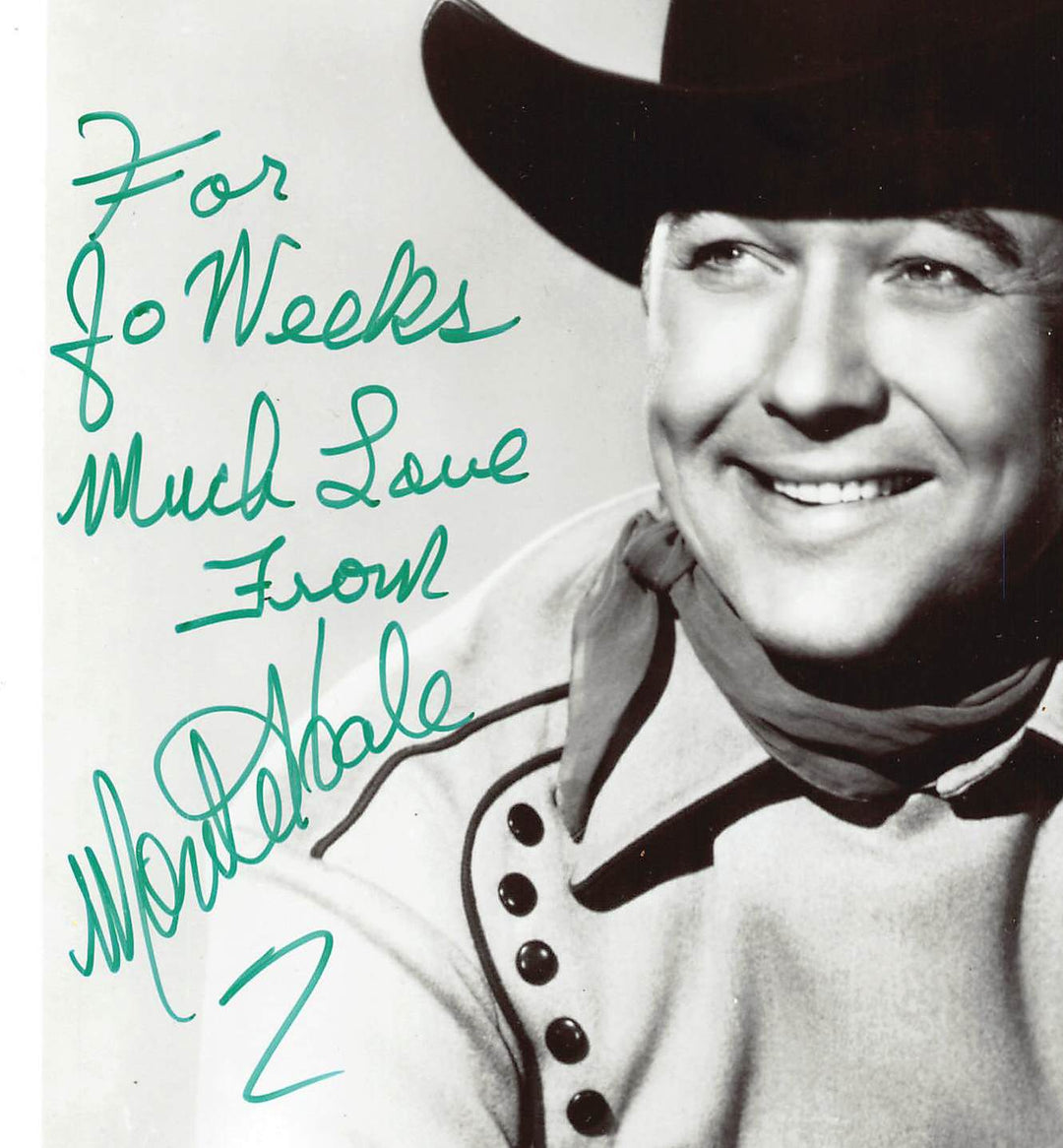 Monte Hale Oregon Trail Western Movie Actor Autograph Signed Photo