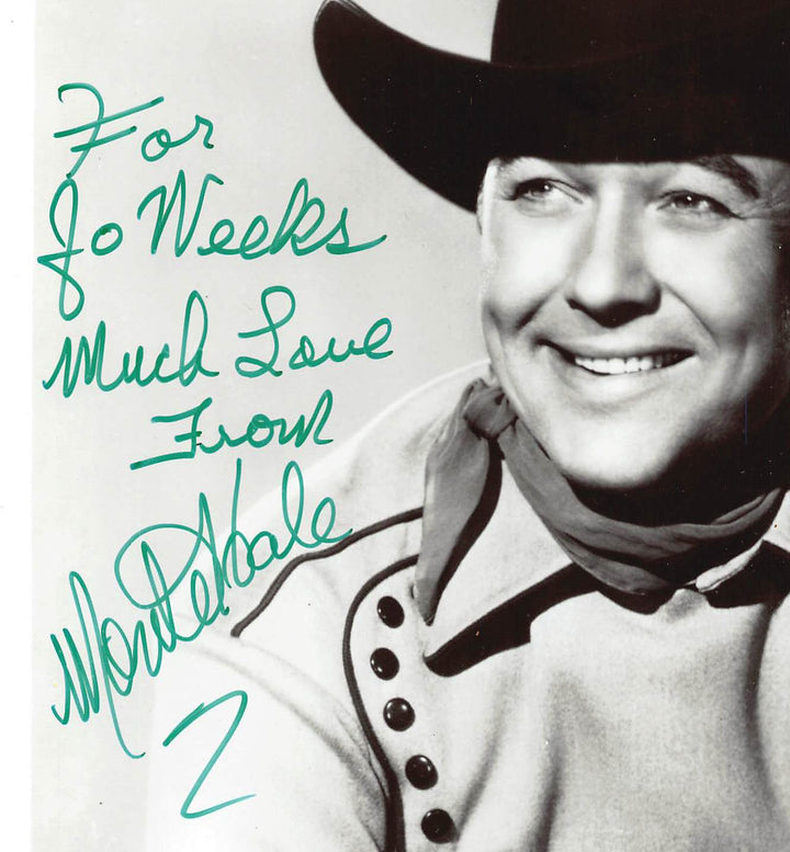 Monte Hale Oregon Trail Western Movie Actor Autograph Signed Photo