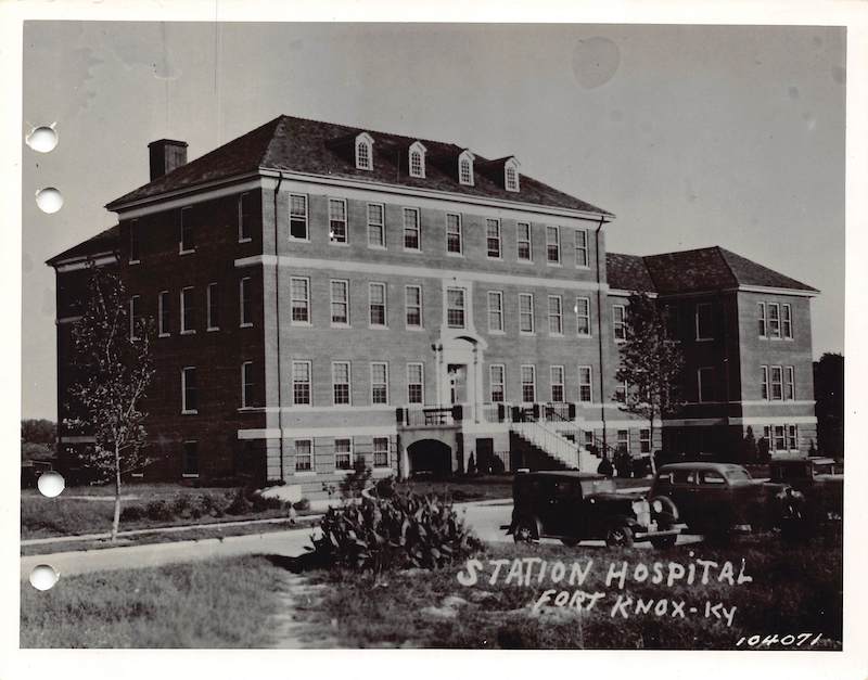 Fort Knox Hospital Building Kentucky Vintage 1930s Military File Photo