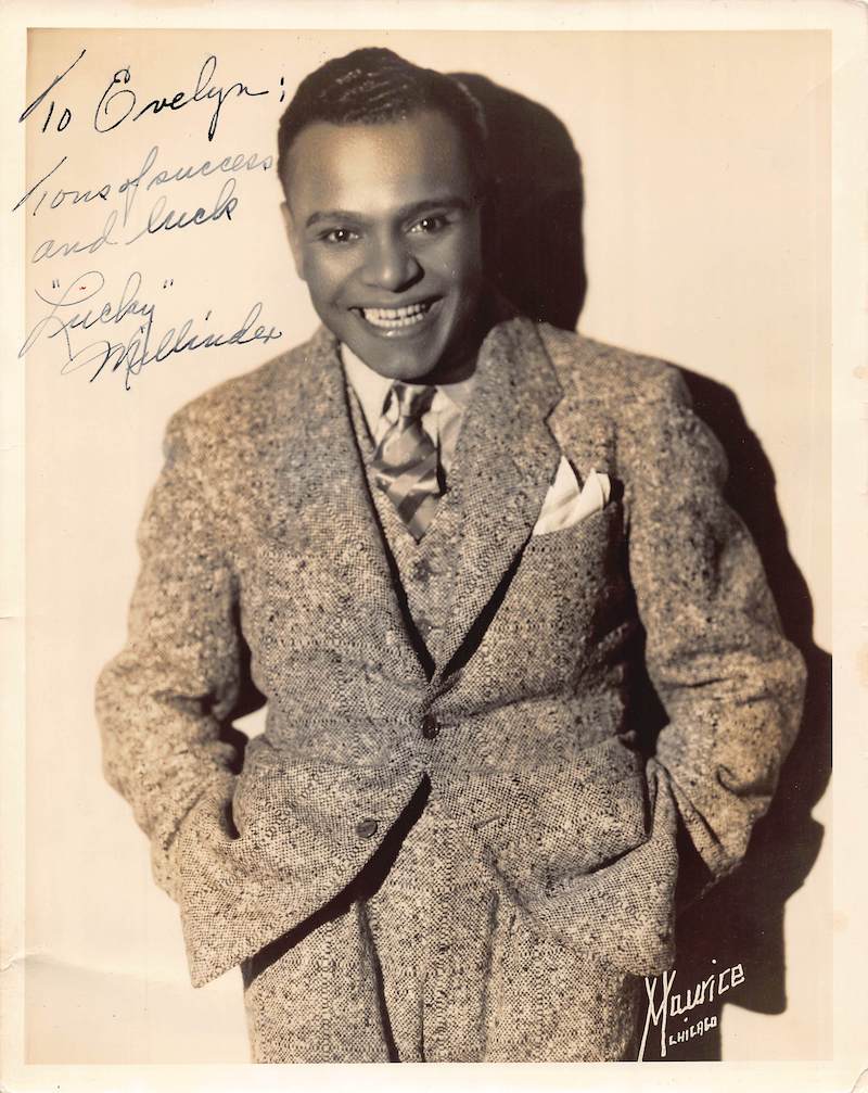 Lucky Millinder Jazz Big Band Orchestra Music Vintage Autograph Signed Photo