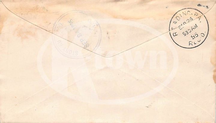 Eisenhard Farm Equipment Oley Berks Pennsylvania Antique Postal Mail Cover 1895