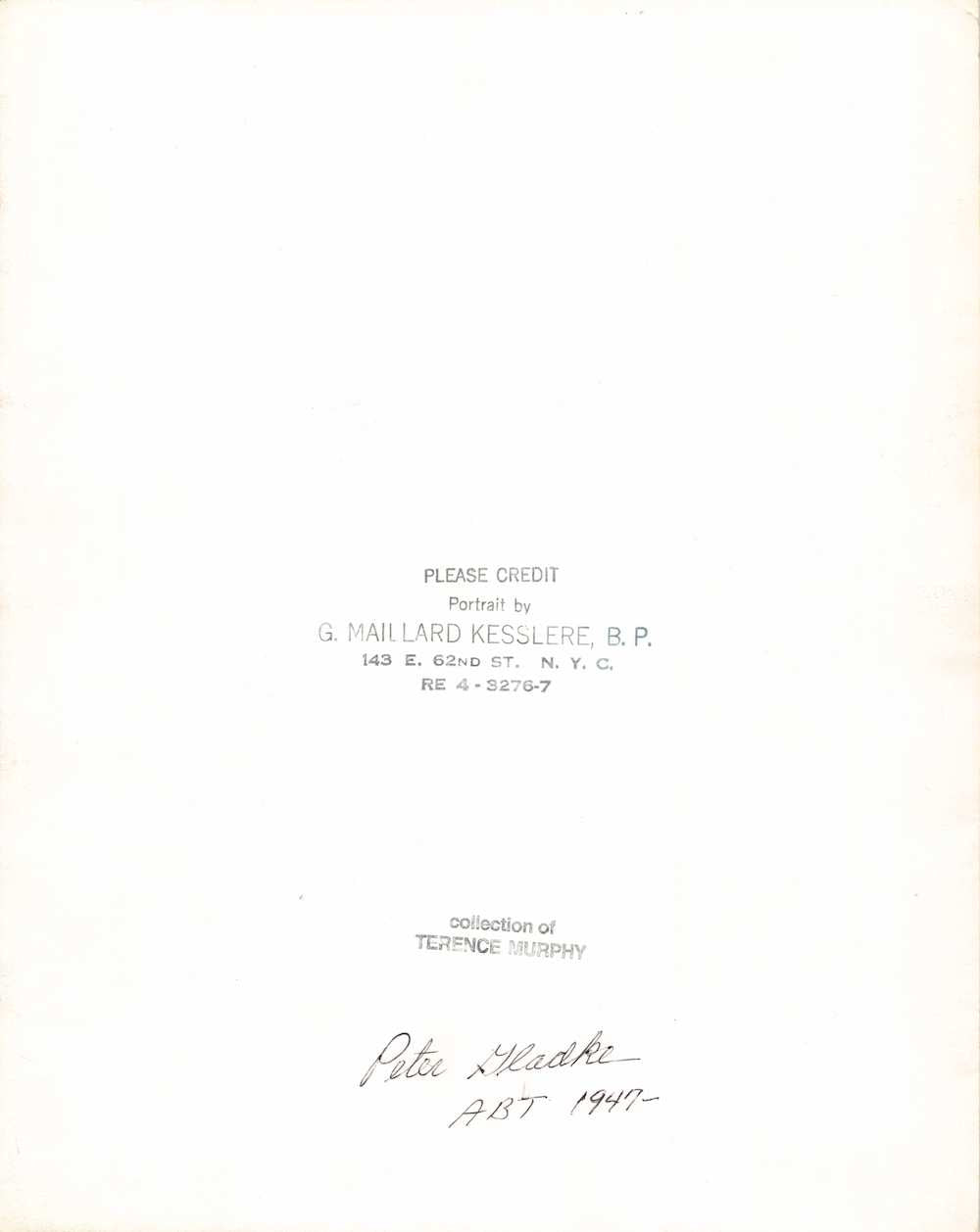 Peter Gladke Jackie Gleason Show Actor Vintage Autograph Signed Photo