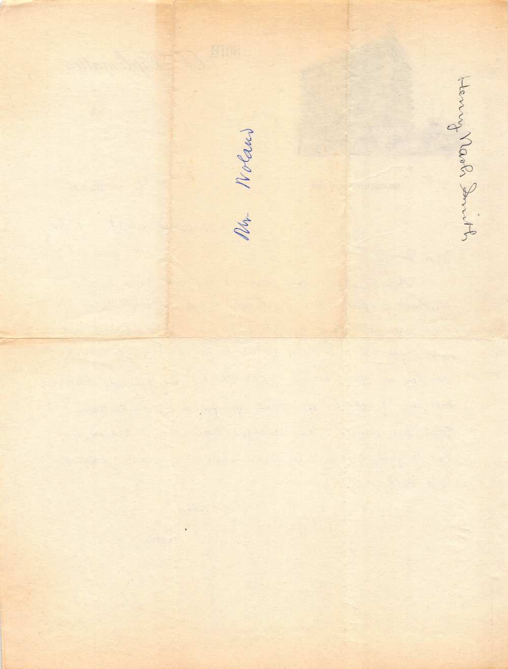 Henry Nash Smith American Studies Mark Twain Scholar Autograph Signed Letter