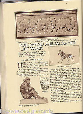 MENTOR  VOL 17 NO 4 ANTIQUE GRAPHIC ILLUSTRATED TRAVEL OUTDOORS MAGAZINE 1929 - K-townConsignments