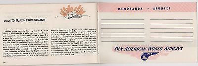 PAN AMERICAN AIRWAYS VINTAGE PAA CLIPPER IN FLIGHT ADVERTISING BROCHURES LOT - K-townConsignments