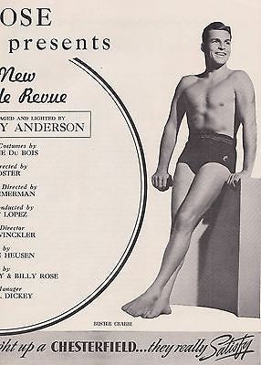 BILLY ROSE'S AQUACADE VINTAGE WATER SHOW GRAPHIC ADVERTISING PHOTO SOUVENIR BOOK - K-townConsignments