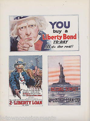 UNCLE SAM I WANT YOU WAR BONDS VINTAGE WWI GRAPHIC ART POSTER PRINT - K-townConsignments
