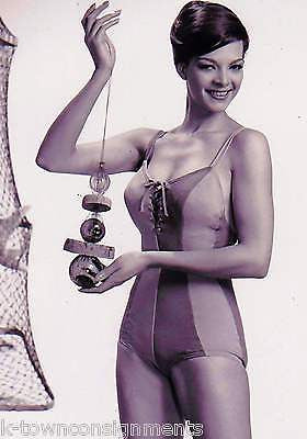NANCY WESTBROOK VINTAGE 1950s BEACH SWIMSUIT MODEL VINTAGE HIGH FASHION  PHOTO - K-townConsignments