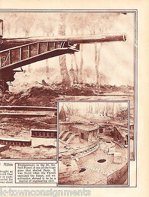 MONSTER GERMAN GUN THAT SHELLED PARIS VINTAGE NEWS PHOTO POSTER PRINT 1921 - K-townConsignments
