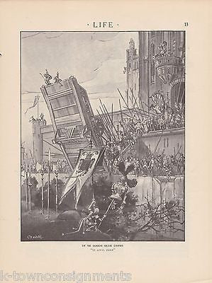 EASTER SUNDAY WORSHIP COVER ART MICHELIN GRAPHIC ILLUSTRATED LIFE MAGAZINE 1925 - K-townConsignments