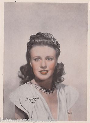 GINGER ROGERS TOP HAT MOVIE ACTRESS RARE VINTAGE COLORED PROMO PHOTO PRINT - K-townConsignments