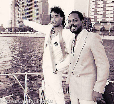 RANDY HALL MILES DAVIS R&B MUSICIAN W/ CHUCK ROGERS ORIGINAL CANDID BOAT PHOTO - K-townConsignments