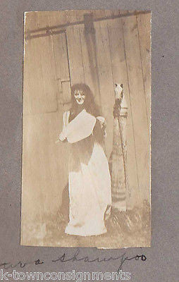 LAKE KEGONSA WISCONSIN GIRLS & BOYS PLAYING ANTIQUE SNAPSHOT PHOTOS 1914 - K-townConsignments