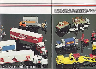 MATCHBOX LIVE-N0LEARN LESNEY PRODUCTS VINTAGE DIECAST TOY CARS SALES CATALOG - K-townConsignments