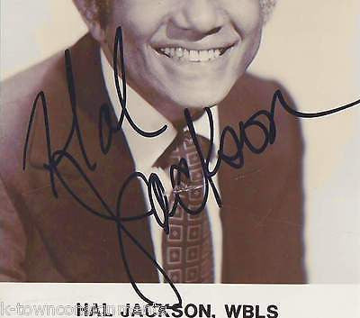 HAL JACKSON AFRICAN AMERICAN NEW YORK RADIO MAN AUTOGRAPH SIGNED PROMO PHOTO - K-townConsignments