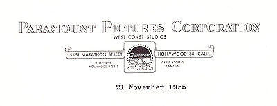 CECIL B. deMILLE MANSLAUGHTER MOVIE DIRECTOR HUMOROUS AUTOGRAPH SIGNED NOTE 1955 - K-townConsignments