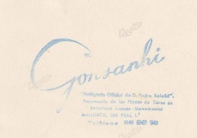 PACO CAMINO SPANISH MATADOR BULL FIGHTER RARE AUTOGRAPH SIGNED LATIN DECO PHOTO - K-townConsignments