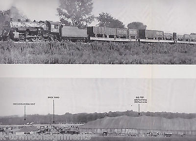 CIRCUS TRAINS PHOTOGRAPHIC ALBUM No. 19 RINGING BROS VINTAGE SOUVENIR BIG BOOK - K-townConsignments