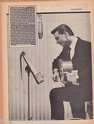 WAYLON JENNINGS TEX RITTER VINTAGE COUNTRY SONG ROUNDUP MUSIC MAGAZINE 1967 - K-townConsignments