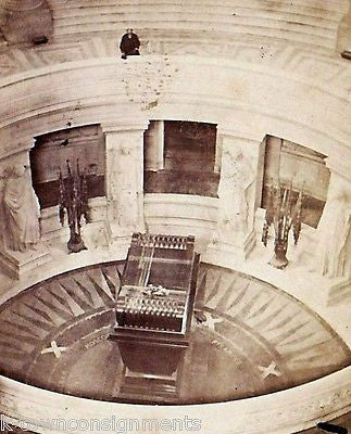 TOMB OF NAPOLEON BONAPARTE FINE ANTIQUE CDV CARTE de VISITE PHOTOGRAPH - K-townConsignments
