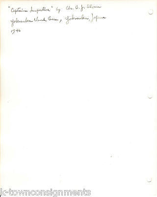 WWII YOKOHAMA BASE VINTAGE INSPECTION BY COMMANDER BJ SLOAN SNAPSHOT PHOTO - K-townConsignments