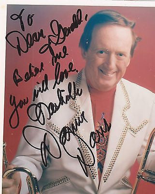 DANNY DAVIS NASHVILLE BRASS BAND MUSICIAN VINTAGE AUTOGRAPH SIGNED STUDIO PHOTO - K-townConsignments