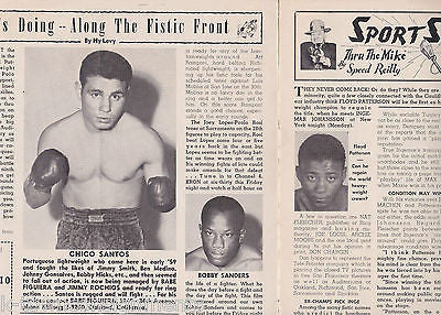 FLOYD PATTERSON EMILIO FLORES REFEREE VINTAGE BOXING MAGAZINE JUNE 1960 - K-townConsignments