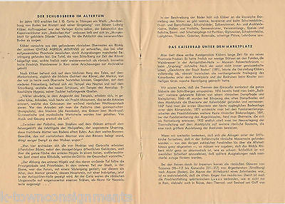 ROMAN RUINS VINTAGE GERMAN HEINRICH BERL ARCHEOLOGY ILLUSTRATED BOOKLET - K-townConsignments