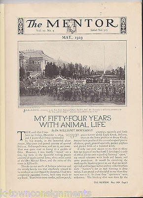 MENTOR  VOL 17 NO 4 ANTIQUE GRAPHIC ILLUSTRATED TRAVEL OUTDOORS MAGAZINE 1929 - K-townConsignments