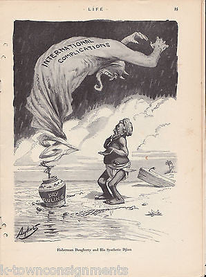 LIFE MAGAZINE NOV 23 1922 ANTIQUE NEWS UNCLE SAM ART - K-townConsignments