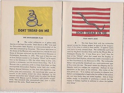 OUR FLAG OLD GLORY VINTAGE WWII MARINES GRAPHIC ILLUSTRATED AMERICAN FLAG BOOK - K-townConsignments