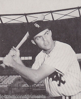 JIM LANDIS CHICAGO WHITE SOX MLB BASEBALL VINTAGE 1960s PHOTO CARD PRINT - K-townConsignments