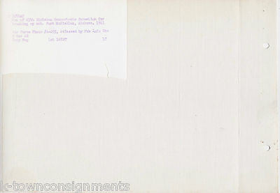 V-FORMATION 27th DIVISION FORT McCLELLAN VINTAGE WWII MILITARY FILE PHOTO - K-townConsignments