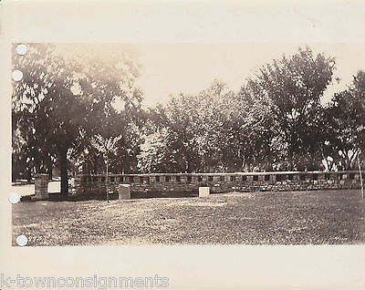 FORT LEAVENWORTH STONE BARRIER WALL KANSAS VINTAGE WWII MILITARY FILE PHOTO - K-townConsignments
