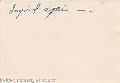 INGRID BERGMAN JANE EYRE MOVIE ACTRESS ORIGINAL WWII USO SHOW SNAPSHOT PHOTOS - K-townConsignments