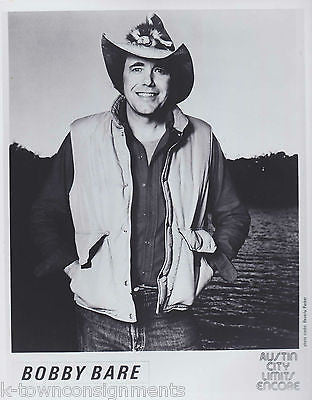 Bobby Bare Country Music Singer Vintage Austin City Limits Promo Photo - K-townConsignments