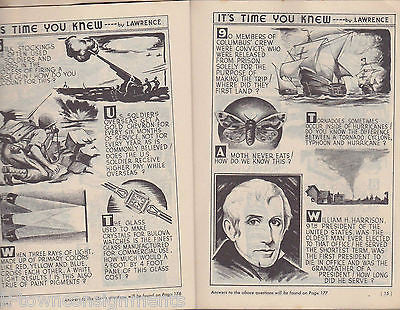 ITS TIME YOU KNEW STRANGE & INTERESTING VINTAGE FACT BOOK 1944 BULOVA WATCH CO - K-townConsignments