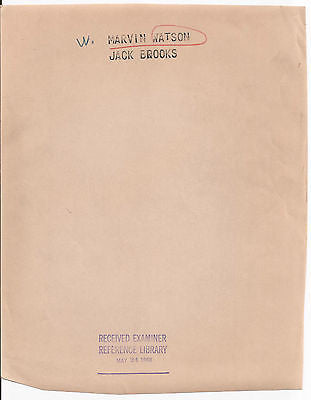 MARVIN WATSON PRESS PHOTO POSTMASTER GENERAL JACK BROOKS VINTAGE 1960S 1968 - K-townConsignments