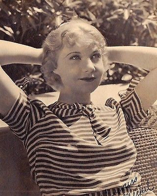 UNA MERKEL 42nd STREET MOVIE ACTRESS VINTAGE AUTOGRAPH SIGNED SNAPSHOT PHOTO - K-townConsignments