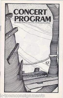 JOHN MAYALL BLUES BREAKERS MICK TAYLOR ORIGINAL 1982 JOHN SCHER CONCERT PROGRAM - K-townConsignments