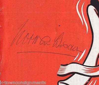 NORMAN WISDOM WHERE'S CHARLEY COMEDIAN ACTOR AUTOGRAPH SIGNED THEATRE PLAYBILL - K-townConsignments