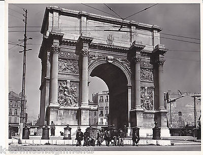 ARC DE TRIOMPHE FRANCE MARSEILLE VINTAGE PROFESSIONAL TRAVEL PHOTO - K-townConsignments