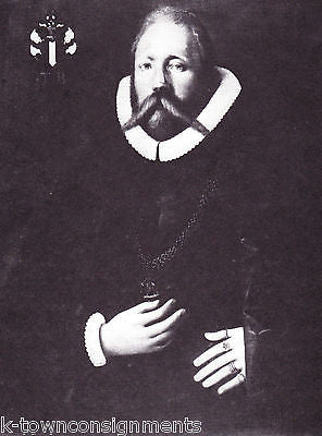 Tycho Brahe Danish Astronomer Vintage Portrait Gallery Poster Print - K-townConsignments