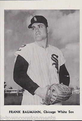 FRANK BAUMANN CHICAGO WHITE SOX MLB BASEBALL VINTAGE 1960s PHOTO CARD PRINT - K-townConsignments