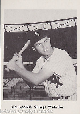 JIM LANDIS CHICAGO WHITE SOX MLB BASEBALL VINTAGE 1960s PHOTO CARD PRINT - K-townConsignments