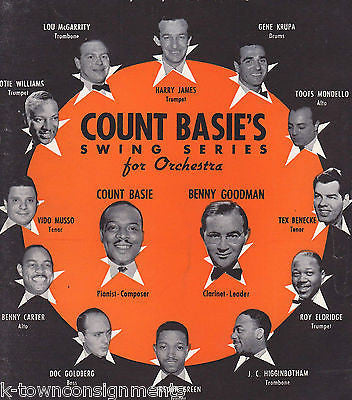 COUNT BASIE BENNY GOODMAN ROYAL FLUSH VINTAGE 1940s ORCHESTRA ARRANGEMENT MUSIC - K-townConsignments