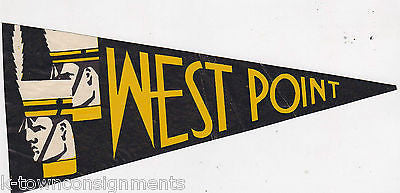 WEST POINT UNITED STATES MILITARY ACADEMY VINTAGE PENNANT & DECAL INSIGNIA - K-townConsignments